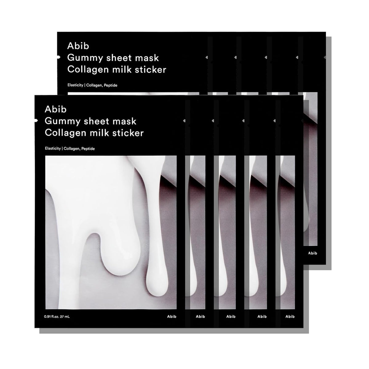 Abib Gummy Sheet Mask Collagen Milk Sticker 27ml X 10ea - Daebak