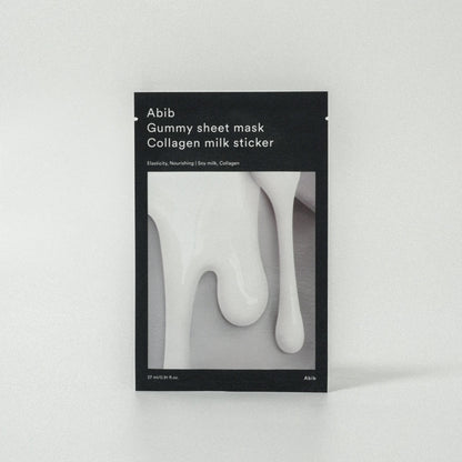 Abib Gummy Sheet Mask Collagen Milk Sticker 27ml X 10ea - Daebak