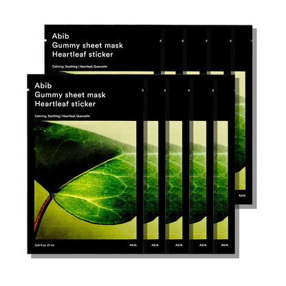 Abib Gummy Sheet Mask Heartleaf Sticker 27ml X 10ea - Daebak