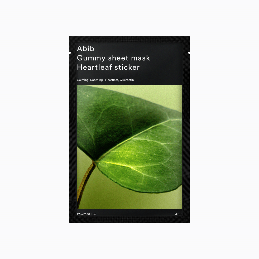 Abib Gummy Sheet Mask Heartleaf Sticker 27ml X 10ea - Daebak