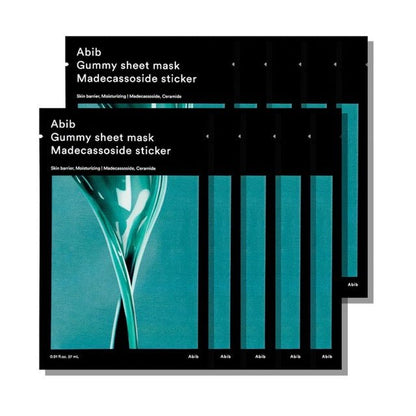 Abib Gummy Sheet Mask Madecassoside Sticker 27ml X 10ea - Daebak
