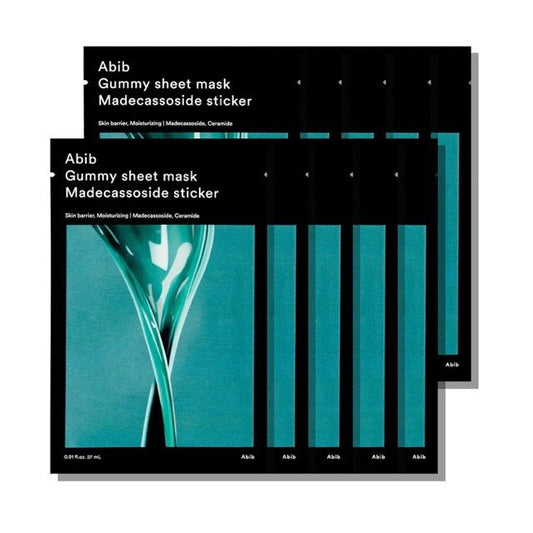 Abib Gummy Sheet Mask Madecassoside Sticker 27ml X 10ea - Daebak