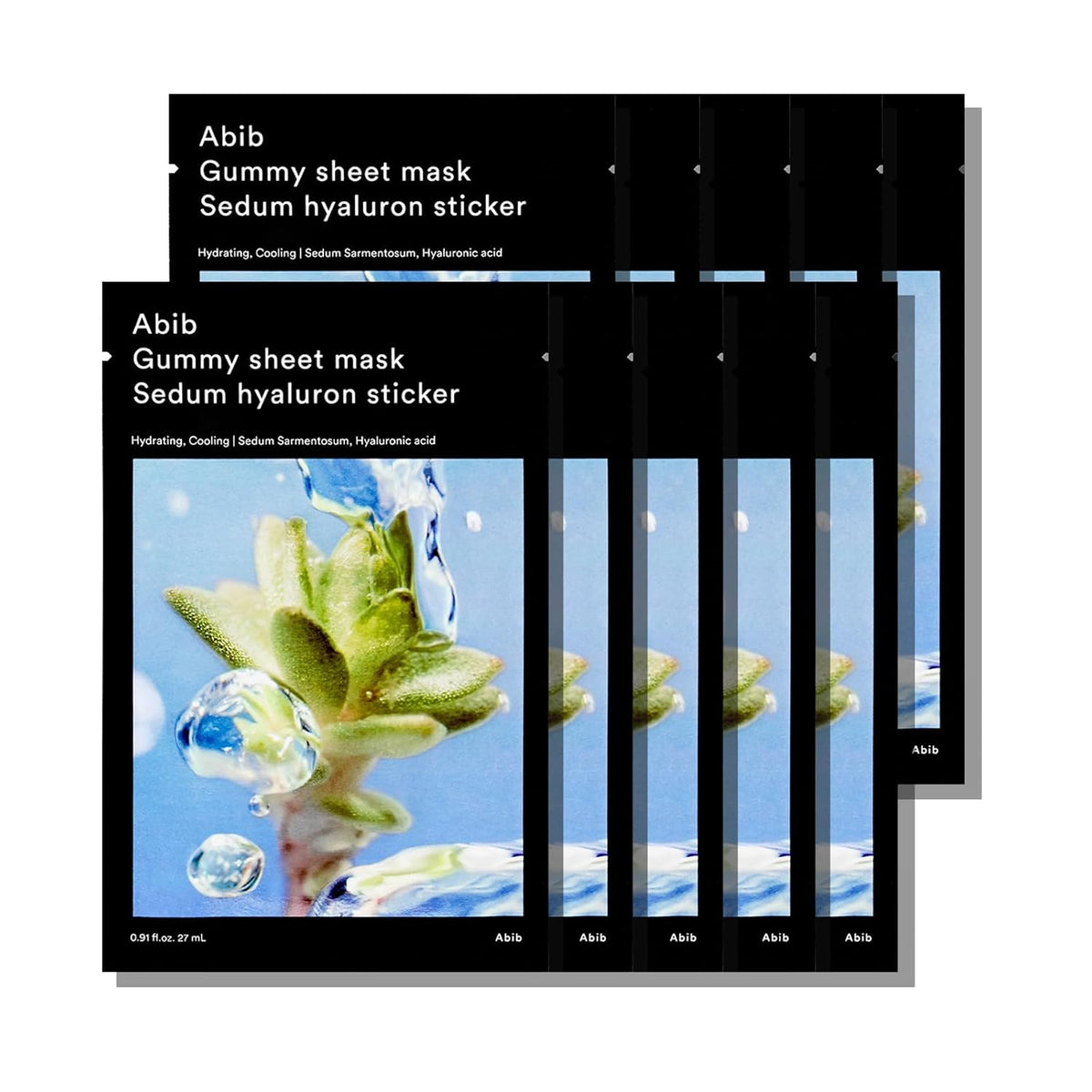 Abib Gummy Sheet Mask Sedum Hyaluron Sticker 27ml X 10ea - Daebak