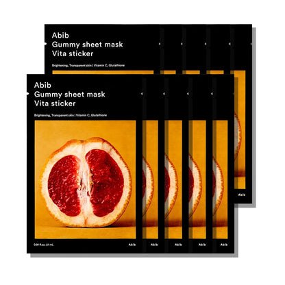 Abib Gummy Sheet Mask Vita Sticker 27ml X 10ea - Daebak