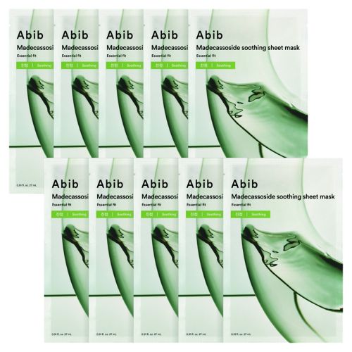 Abib Madecassoside Soothing Sheet Mask 27ml X 10ea - Daebak