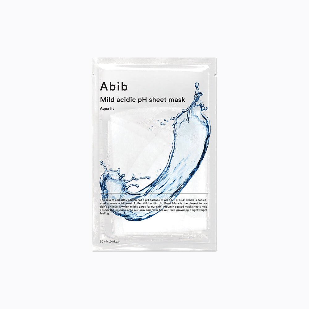 Abib Mild Acidic pH Sheet Mask Aqua Fit 30ml X 10ea - Daebak