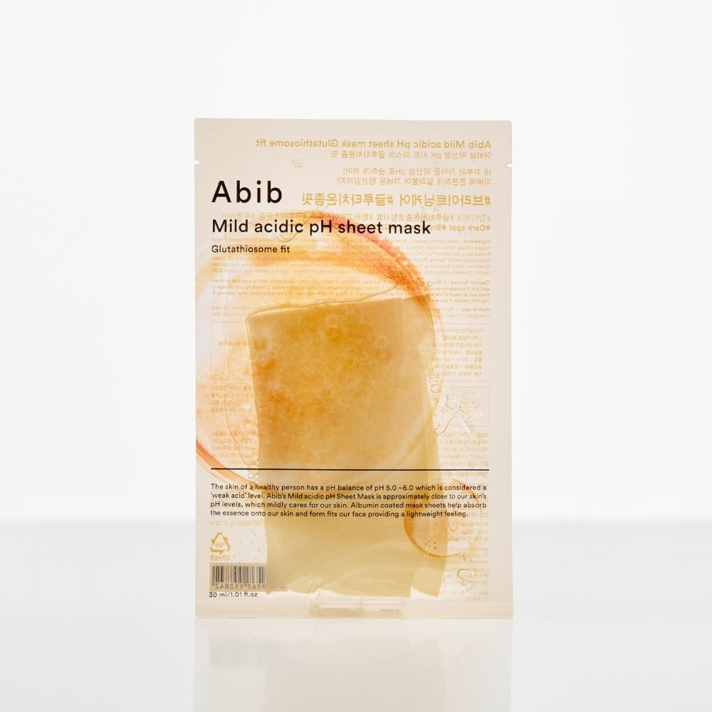 Abib Mild acidic pH sheet mask Glutathiosome fit 30ml X 10ea - Daebak
