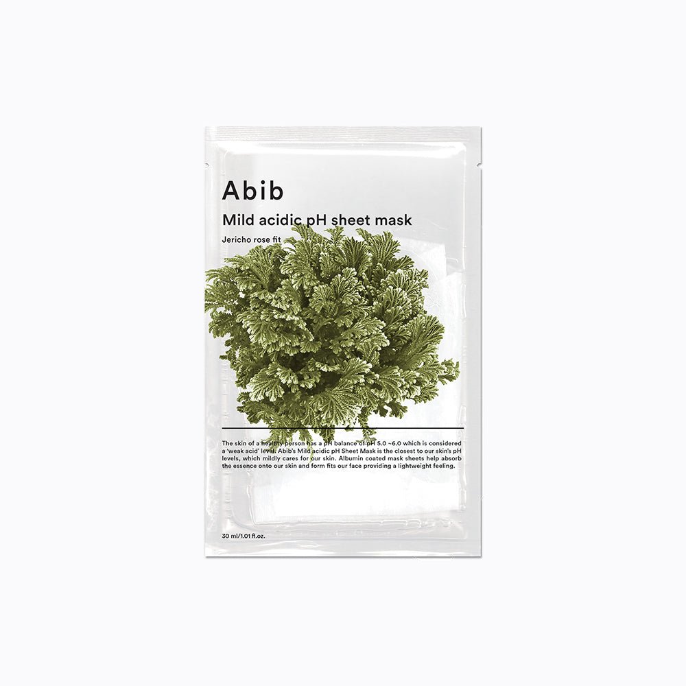 Abib Mild Acidic pH Sheet Mask Jericho Rose Fit 30ml X 10ea - Daebak
