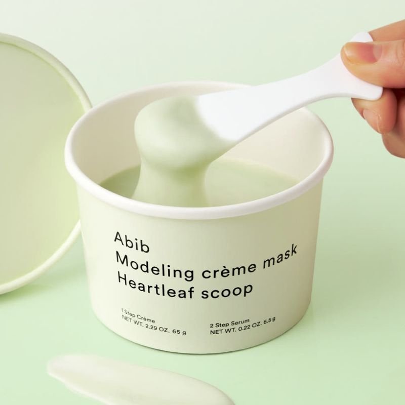 Abib Modeling Creme Mask Heartleaf Scoop 71g - Daebak