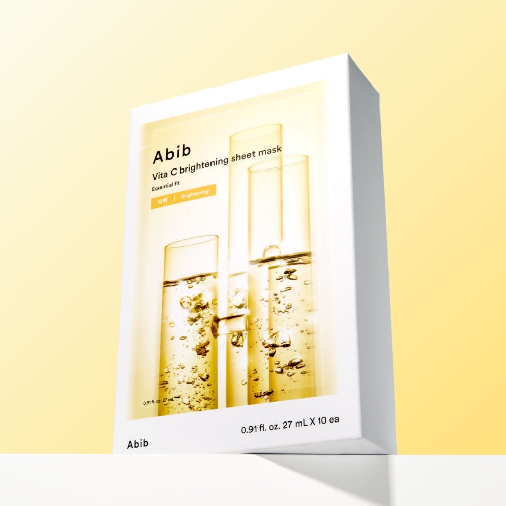 Abib Vita C Brightening Sheet Mask Essential Fit 27ml X 10ea - Daebak