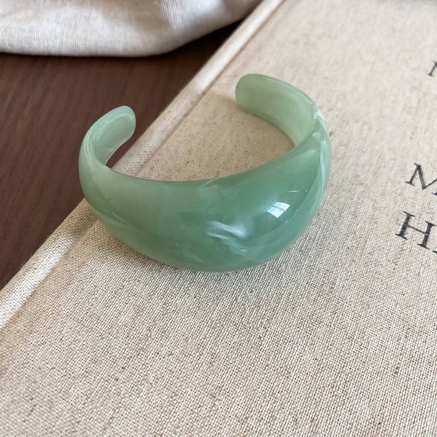 Acrylic Glossy Blooming Korean Style Simple Light Luxury Bracelet - Daebak
