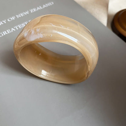 Acrylic Glossy Blooming Korean Style Simple Light Luxury Bracelet - Daebak