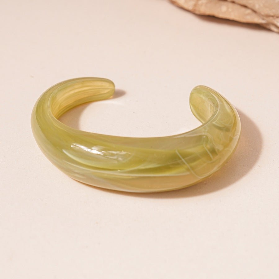 Acrylic Glossy Blooming Korean Style Simple Light Luxury Bracelet - Daebak
