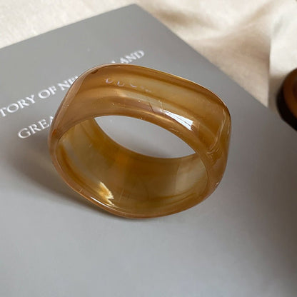 Acrylic Glossy Blooming Korean Style Simple Light Luxury Bracelet - Daebak