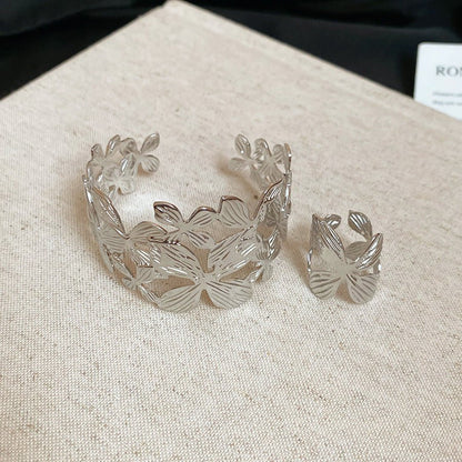 Acrylic Glossy Blooming Korean Style Simple Light Luxury Bracelet - Daebak