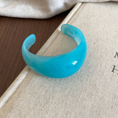 Acrylic Glossy Blooming Korean Style Simple Light Luxury Bracelet - Daebak
