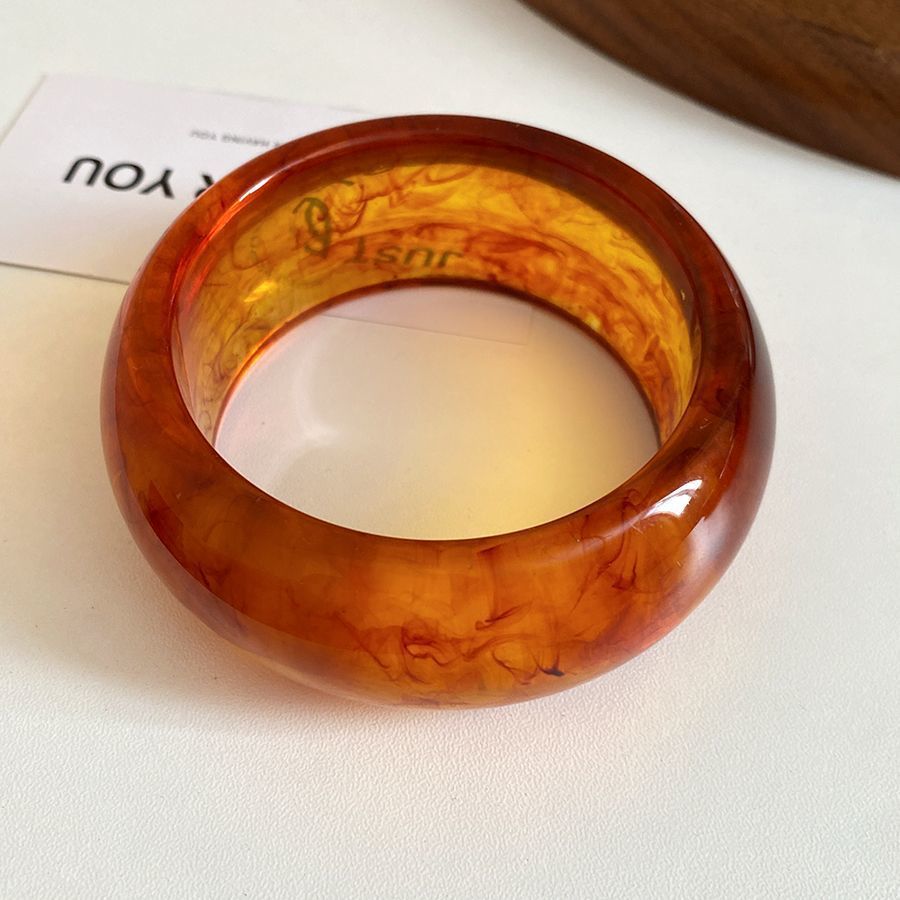 Acrylic Glossy Blooming Korean Style Simple Light Luxury Bracelet - Daebak