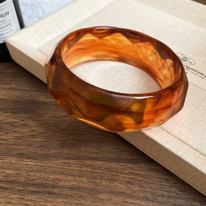 Acrylic Glossy Blooming Korean Style Simple Light Luxury Bracelet - Daebak