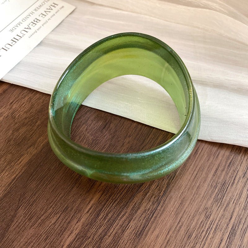 Acrylic Glossy Blooming Korean Style Simple Light Luxury Bracelet - Daebak