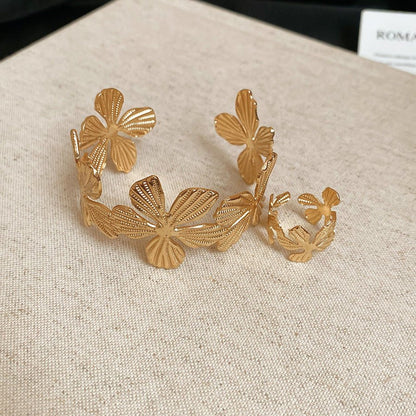 Acrylic Glossy Blooming Korean Style Simple Light Luxury Bracelet - Daebak