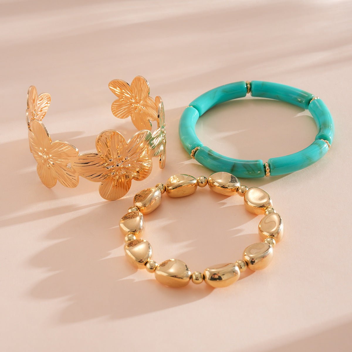 Acrylic Glossy Blooming Korean Style Simple Light Luxury Bracelet - Daebak