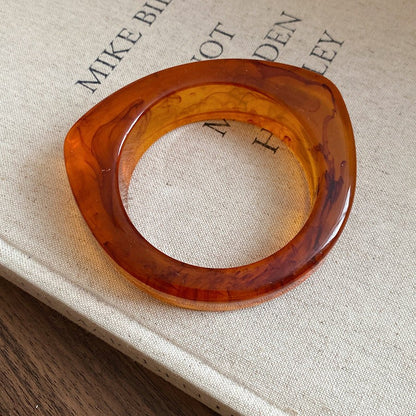 Acrylic Glossy Blooming Korean Style Simple Light Luxury Bracelet - Daebak