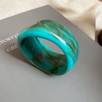 Acrylic Glossy Blooming Korean Style Simple Light Luxury Bracelet - Daebak