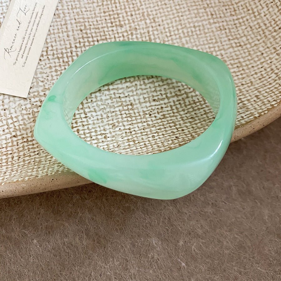 Acrylic Glossy Blooming Korean Style Simple Light Luxury Bracelet - Daebak