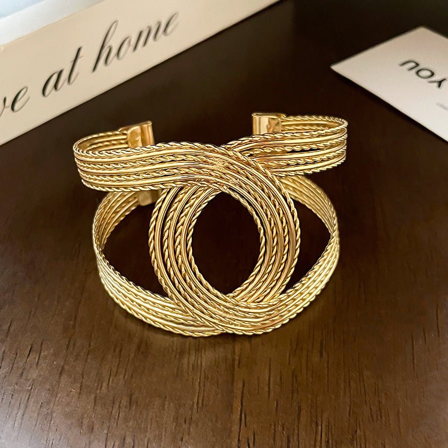 Acrylic Glossy Blooming Korean Style Simple Light Luxury Bracelet - Daebak