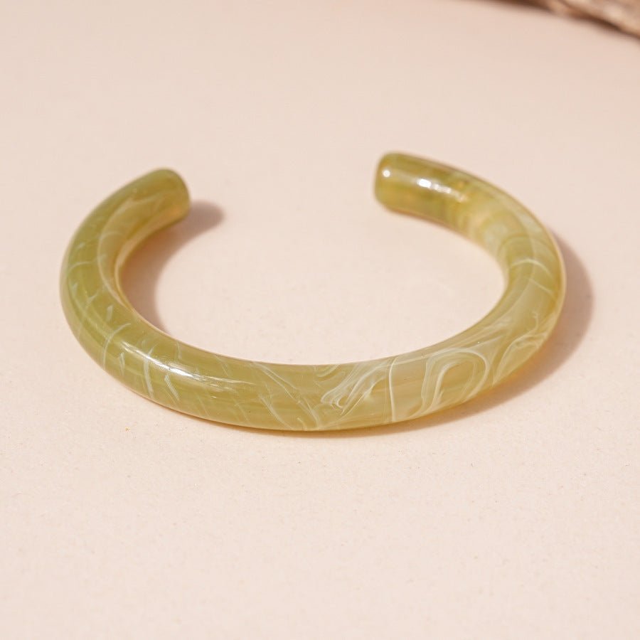 Acrylic Glossy Blooming Korean Style Simple Light Luxury Bracelet - Daebak