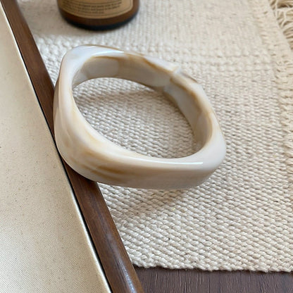 Acrylic Glossy Blooming Korean Style Simple Light Luxury Bracelet - Daebak