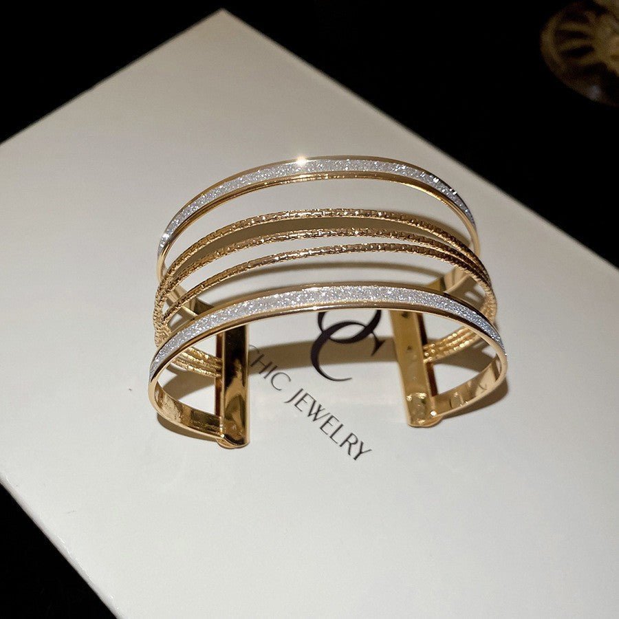 Acrylic Glossy Blooming Korean Style Simple Light Luxury Bracelet - Daebak