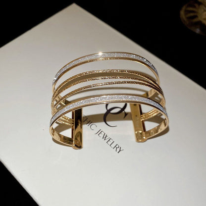 Acrylic Glossy Blooming Korean Style Simple Light Luxury Bracelet - Daebak