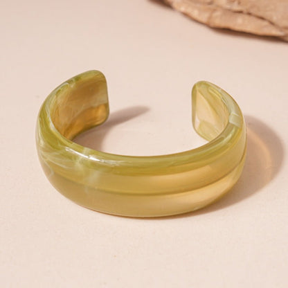 Acrylic Glossy Blooming Korean Style Simple Light Luxury Bracelet - Daebak