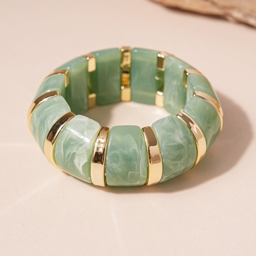 Acrylic Glossy Blooming Korean Style Simple Light Luxury Bracelet - Daebak