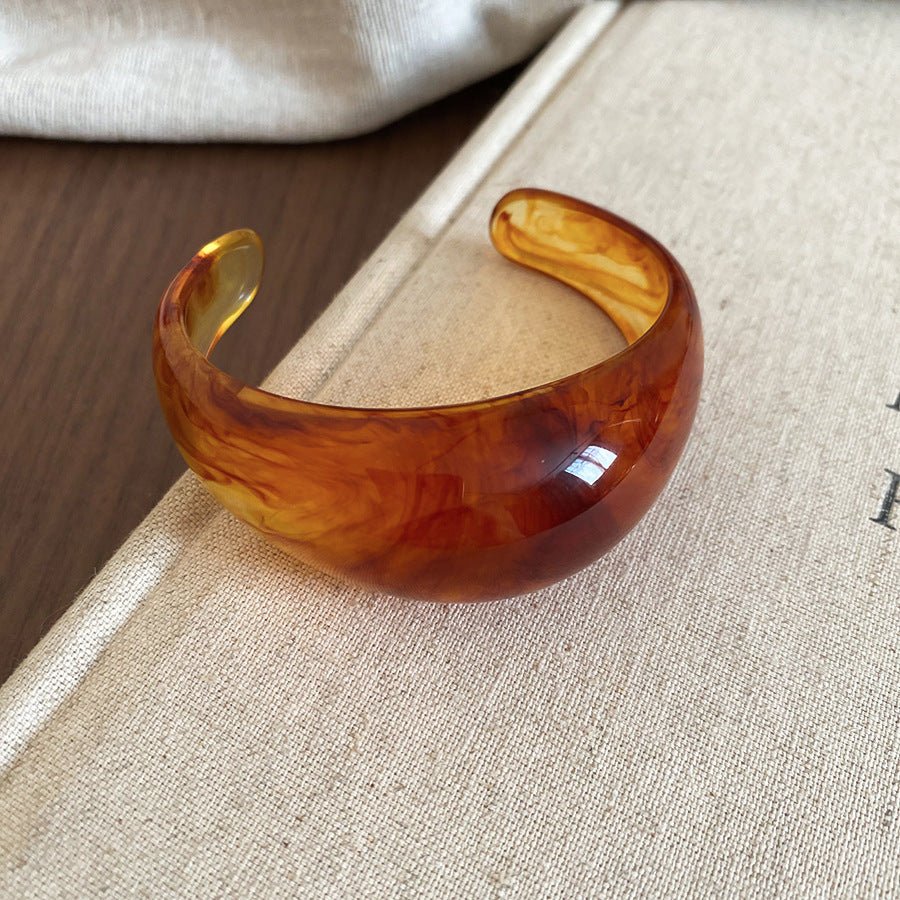 Acrylic Glossy Blooming Korean Style Simple Light Luxury Bracelet - Daebak