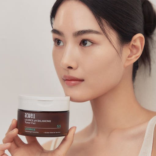 acwell Licorice pH Balancing Toner Pad 70ea/160ml - Daebak