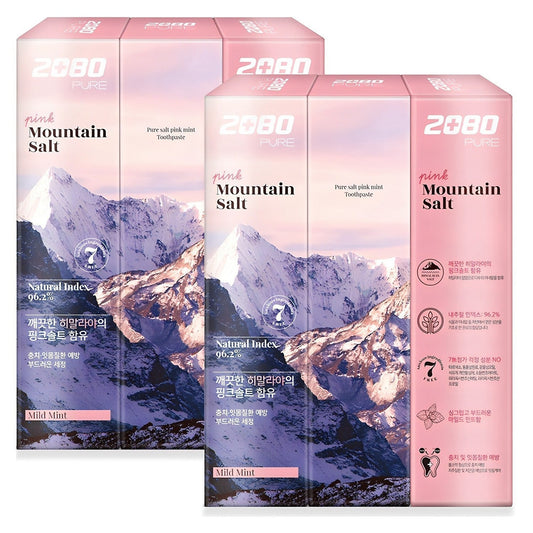 AEKYUNG 2080 Pure Pink Mountain Salt Toothpaste 150g X 6ea - Daebak