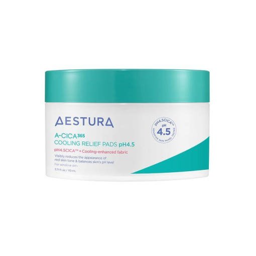 AESTURA A-CICA 365 COOLING RELIEF PADS pH4.5 110ml/60P - Daebak