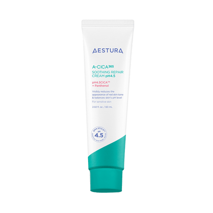 AESTURA A-CICA 365 SOOTHING REPAIR CREAM pH4.5 60ml - Daebak