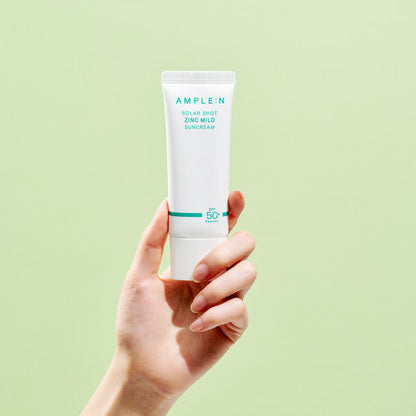 AMPLE:N Solar Shot Zink-Mild-Sonnencreme 40ml SPF 50+ PA++++