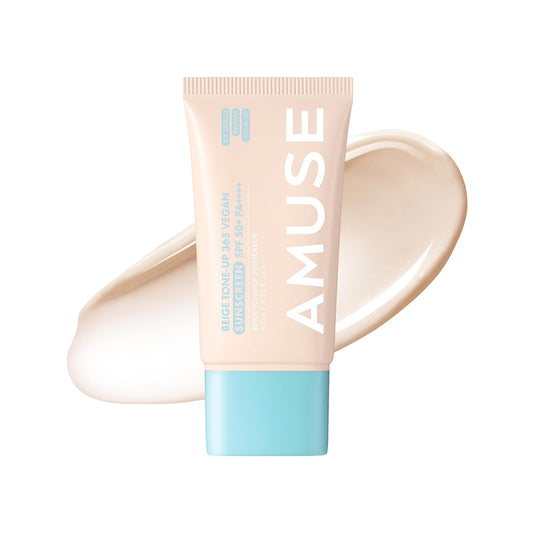 AMUSE Beige Tone Up 365 Vegan Sun Cream SPF50+ PA++++ 40ml - Daebak