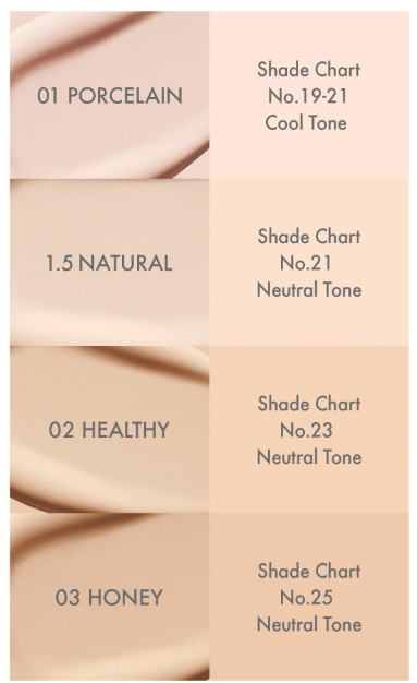 AMUSE Ceramic Skin Perfector Cushion SPF40 PA++ 15g (4 Colors) - Daebak