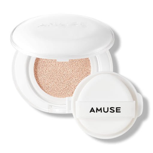 AMUSE Ceramic Skin Perfector Cushion SPF40 PA++ Set 15g + 15g(Refill) (4 Colors) - Daebak
