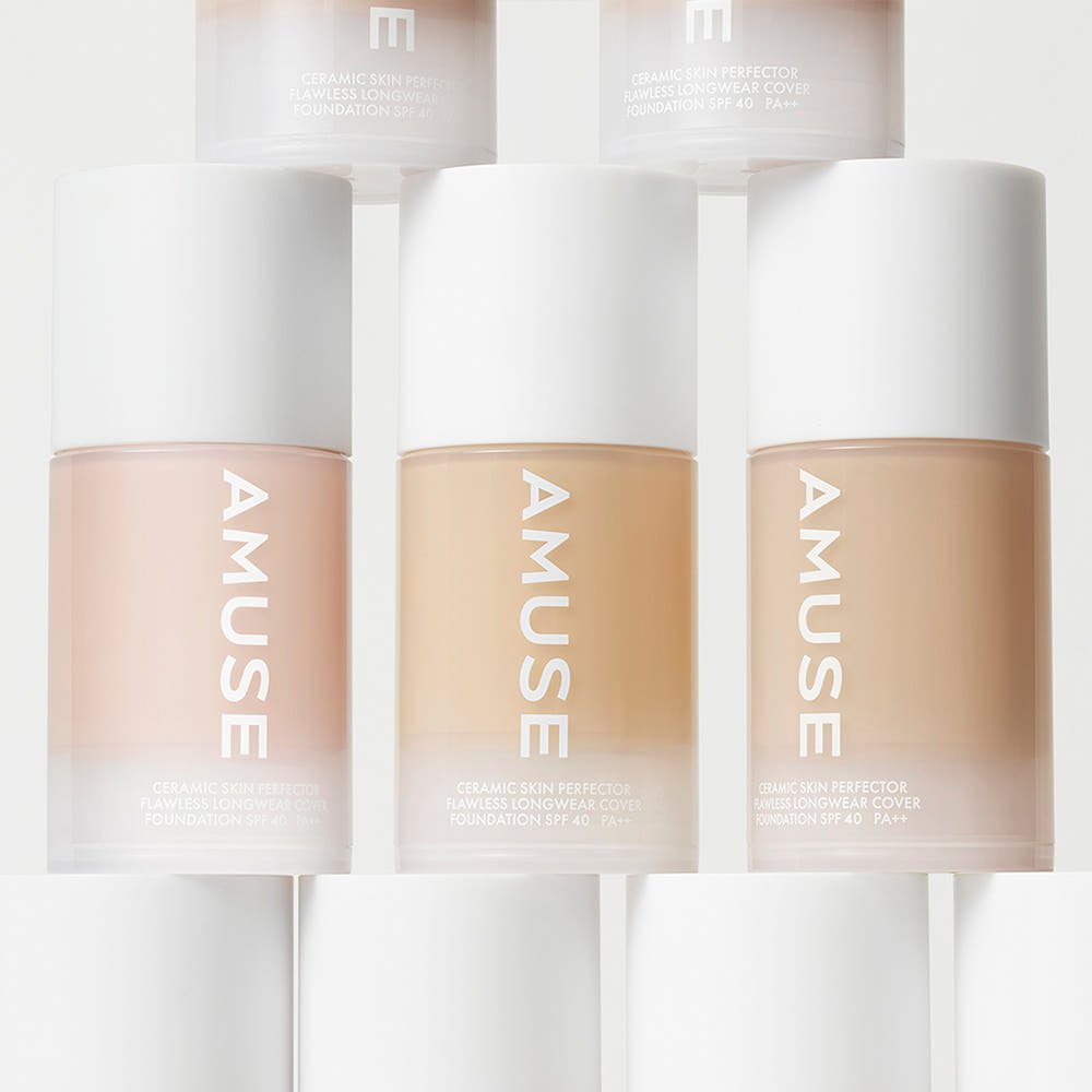 AMUSE Ceramic Skin Perfector Foundation SPF40 PA++ 30ml (4 Colors) - Daebak