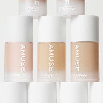 AMUSE Ceramic Skin Perfector Foundation SPF40 PA++ 30ml (4 Colors) - Daebak