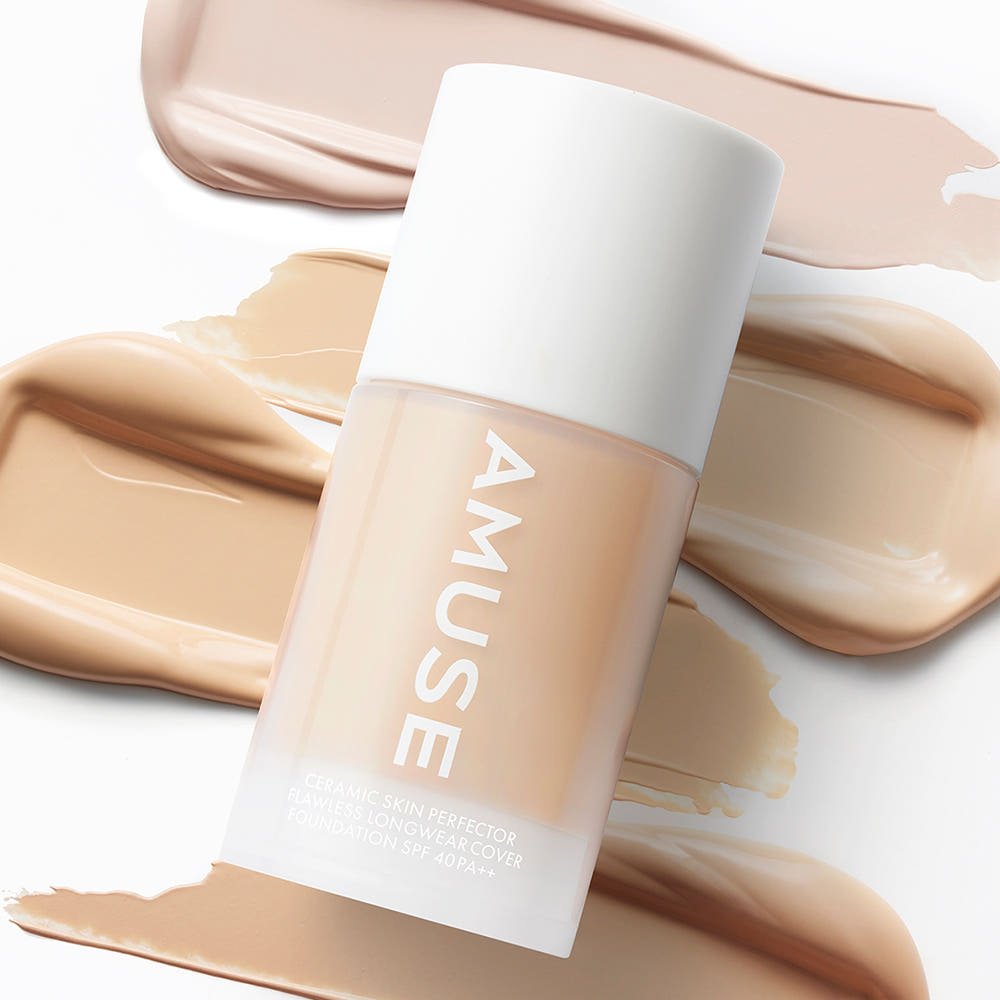 AMUSE Ceramic Skin Perfector Foundation SPF40 PA++ 30ml (4 Colors) - Daebak