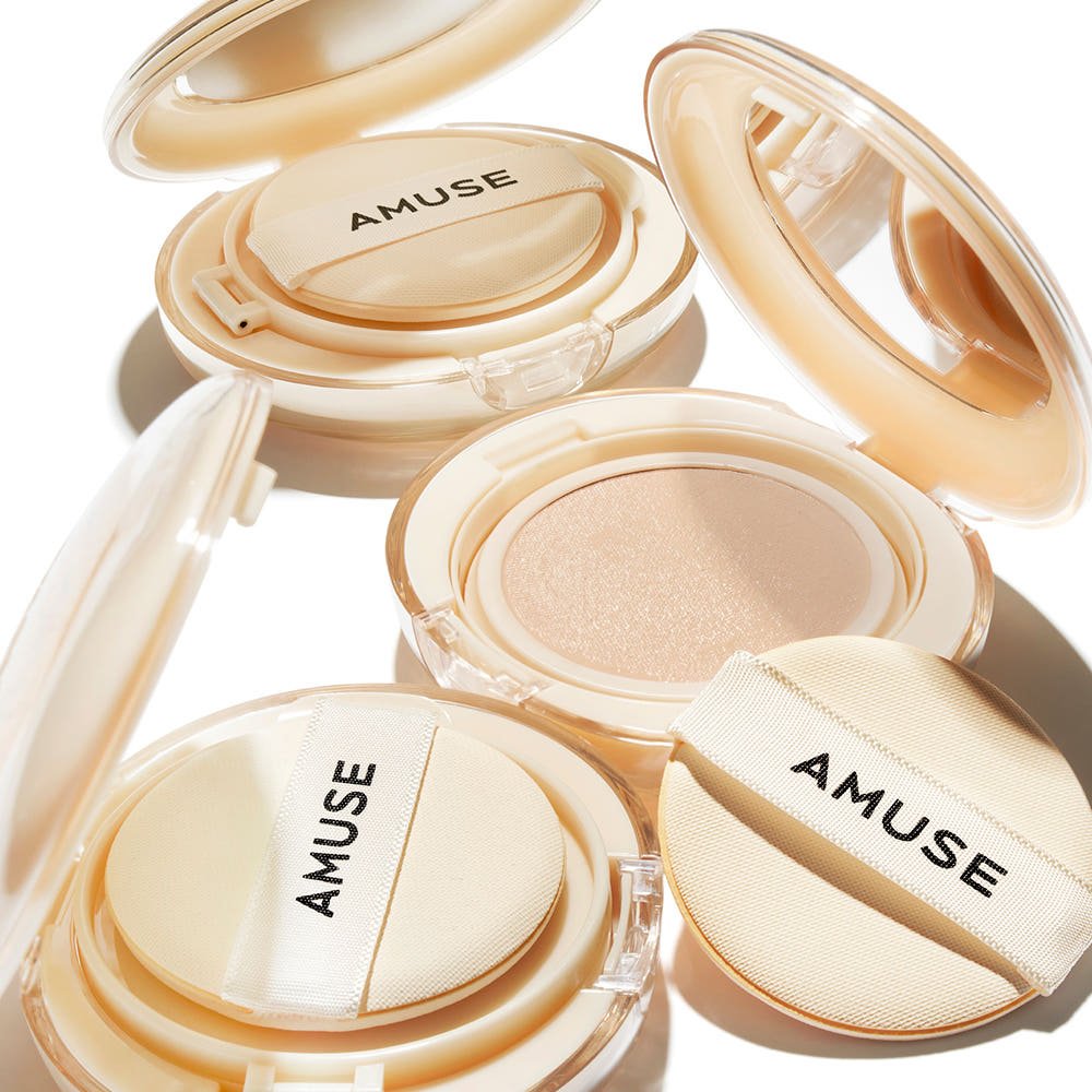 AMUSE Dew Jelly Master Cushion SPF38 PA+++ 15g + 15g(Refill) (4 Colors) - Daebak