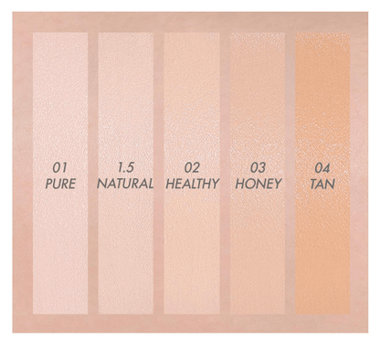 AMUSE Dew Power Vegan Cushion SPF 50+ PA++++ 15g (4 Colors) - Daebak