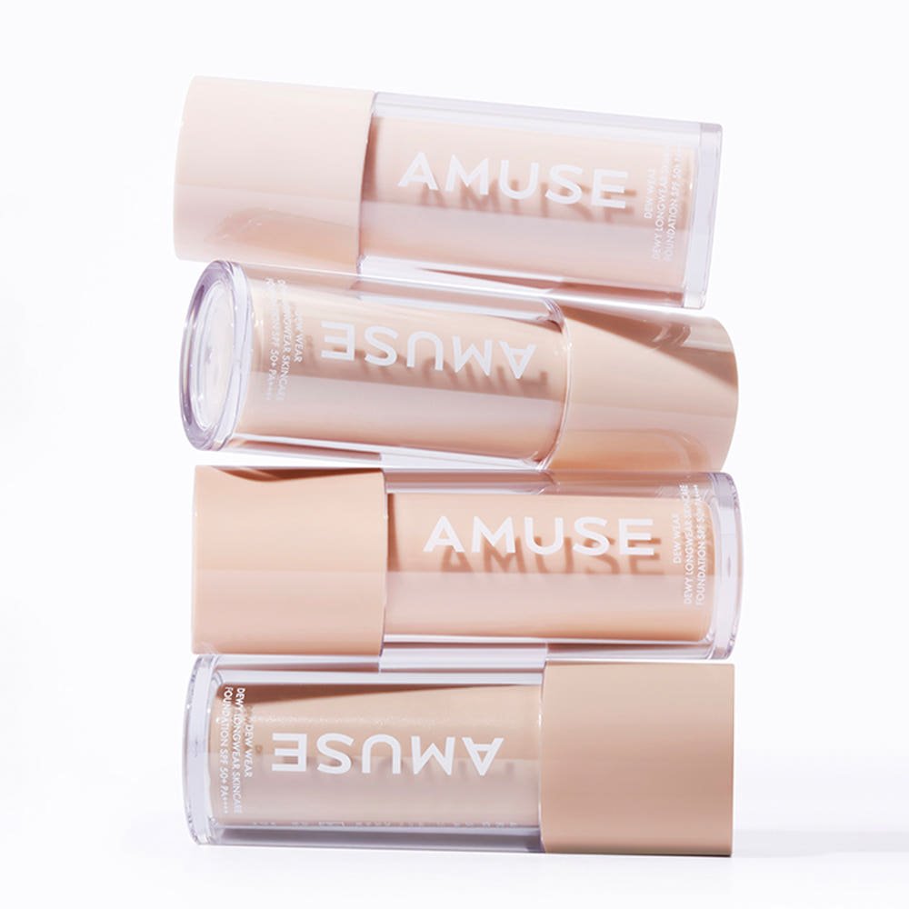AMUSE Dew Wear Foundation 35ml SPF50+ PA++++ (4 Colors) - Daebak